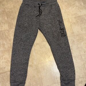 Echo Gray Sweatpants with Black Logo